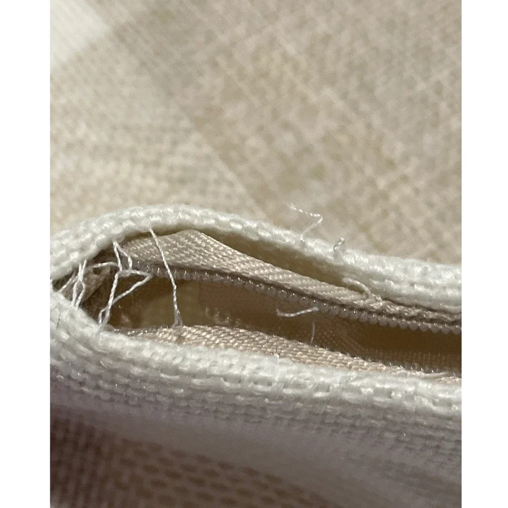 2 Pillow Covers Textured‎ Tan/Brown Cream Farmhouse Neutral Textiles Decor